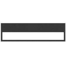 Marco mínimo 4 elementos Simon 100 negro mate 10001640-238