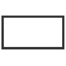 Marco 2 elementos Simon 100 negro mate 10000620-238