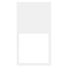 Marco mínimo doble vertical Simon 100 10002620-230 blanco mate