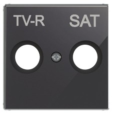 Tapa toma antena SAT Niessen sky 8550.1cn cristal negro