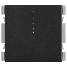 Interruptor master Simon 270 regulable 21000121-098 ancho negro mate