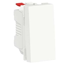 Pulsador 1 módulo New Unica Schneider NU310618 blanco