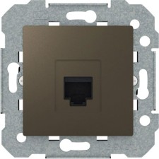 Toma informática RJ45 Cat6 Viva BJC 23586 GL gris lava