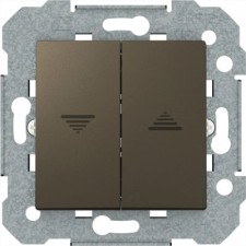 Doble interruptor persianas BJC VIVA 23569 GL gris lava