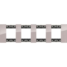 Marco 4 elementos Bticino Living Now KA4802M4DM Aura