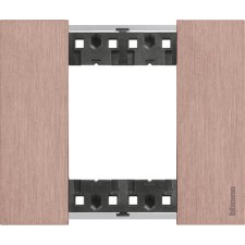 Marco 1 elemento Bticino Living Now KA4802ZM cobre
