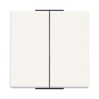 Tapa doble interruptor conmutador 8511 be blanco Sky Essence Niessen