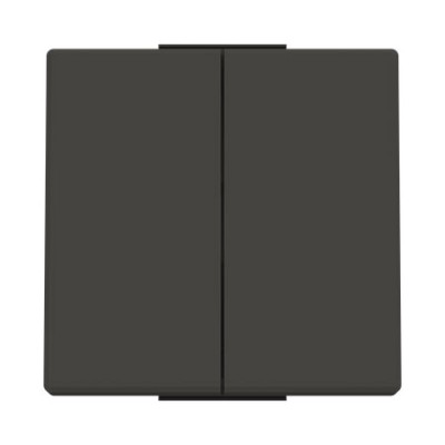 NIESSEN SKY 8511 NS Tecla doble interruptor conmutador negro soft