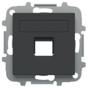 Tapa informática teléfono persiana 8518.1 ne negro Niessen Sky Essence