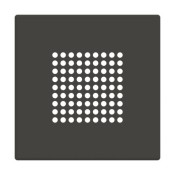 Tapa timbre zumbador 8529 ne negro Niessen Sky Essence