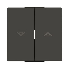 Tapa doble persianas Niessen 8544 ne Sky Essence negro soft