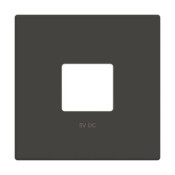Tapa cargador USB doble Niessen 8585 ne negro Sky Essence Tapa cargador USB doble Niessen 8585 ne negro Sky Essence