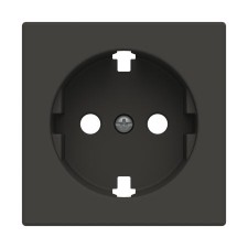 Tapa enchufe plana Schuko Niessen 8588.9 ne negro Sky Essence