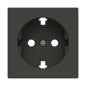 Tapa enchufe plana Schuko Niessen 8588.9 ne negro Sky Essence