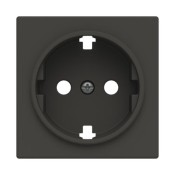 Tapa enchufe Schuko Niessen 8588 ne negro Sky Essence