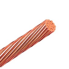 Cable de cobre desnudo 50 mm para líneas toma tierra