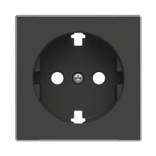 Tapa enchufe schuko 8588.9 ns negro soft niessen sky