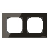 Marco 2 elementos Cristal Negro 8572 cn Niessen Sky Marco 2 elementos Cristal Negro 8572 cn Niessen Sky