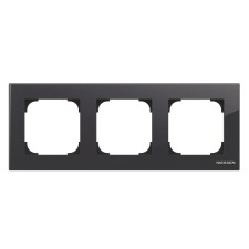 Marco 3 elementos Cristal Negro 8573 cn Niessen Sky