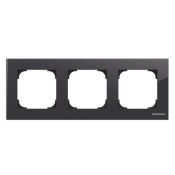 Marco 3 elementos Cristal Negro 8573 cn Niessen Sky