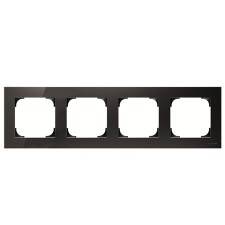 Marco 4 elementos Cristal Negro 8574 cn Niessen Sky