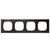 Marco 4 elementos Cristal Negro 8574 cn Niessen Sky