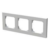Marco 3 elementos 8573 pl Niessen Sky plateado