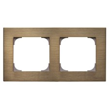 Marco 2 elementos Oro envejecido 8572OE Niessen Sky