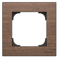 Marco 1 elemento Wengué natural 8571 WN Niessen Sky