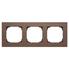 Marco 3 elementos Wengué natural 8573 WN Niessen Sky