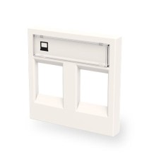 Tapa 2 conectores rj45 n2218.2bl serie zenit blanco niessen