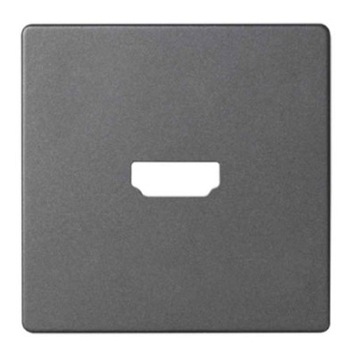 Placa conector HDMI Simon 82 8201094-038 grafito