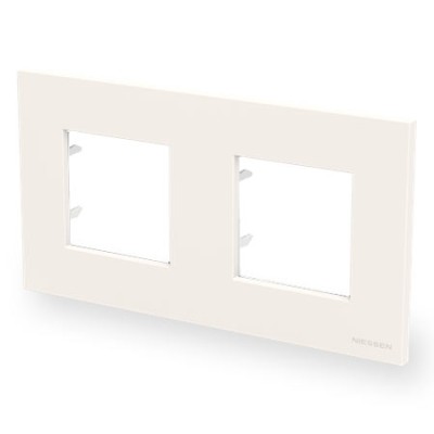 Marco Niessen n2272.1 básico 2 ventanas 2 modulos blanco bl Zenit