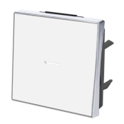 Tecla interruptor con visor 8501.3 bl blanco  niessen sky