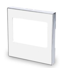 Tapa módulo radio despertador FM 8568 bl blanco soft niessen sky