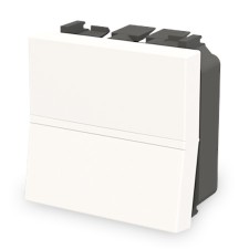 Conmutador 2 módulos n2202 bb blanco básico serie zenit niessen
