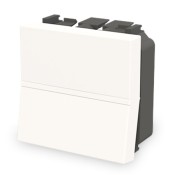 Pulsador sin grabar ancho blanco básico n2204.7 bb zenit niessen