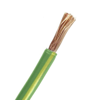 Cable normal flexible sección 2.5mm H071-K verde amarillo