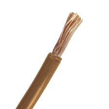 Cable unipolar marrón 10mm libre halógenos flexible por metros