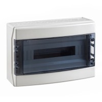 Caja cofret IP65 IDE CDN18PT superficie 18 módulos