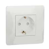 Monoblock enchufe Schneider NU203718 New Unica blanco