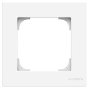 Marco 1 elemento Blanco Soft 8571 bl Niessen Sky