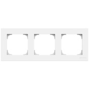 Marco 3 elementos Blanco Soft 8573 bl Niessen Sky