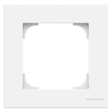 Marco básico 1 elemento Blanco Soft 8571.1bl Niessen Sky