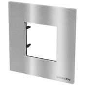 Marco Niessen n2271 ox 1 ventana 2 modulos acero inoxidable zenit Marco Niessen n2271 ox 1 ventana 2 modulos acero inoxidable zenit