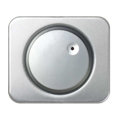 Tapa boton regulador electronico luminoso aluminio simon 75