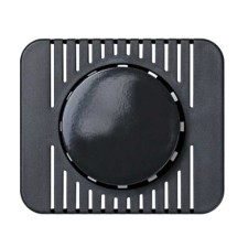 Tapa boton regulador electronico tension grafito serie 75 simon