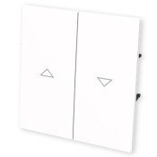 Tecla doble persianas Niessen 8944 BL blanco serie Alba