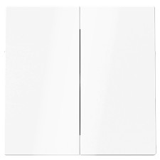 Tecla doble Niessen 8911 BL interruptor conmutador blanco brillo serie Alba