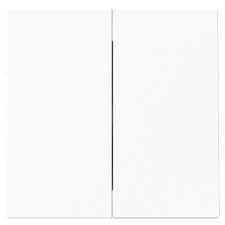 Tecla doble Niessen 8911 BT interruptor conmutador blanco brillo serie Alba